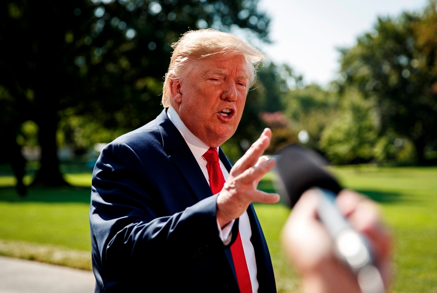 Trump booed in New York as he becomes first US president to attend NBA Finals