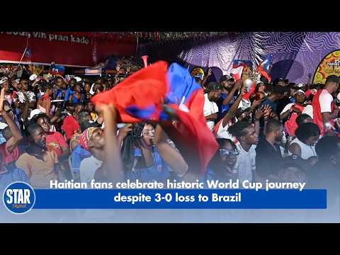Haitian Fans Celebrate Historic World Cup Journey Despite 3 0 Loss to Brazil