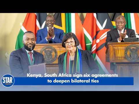 Kenya, South Africa sign six agreements to deepen bilateral ties