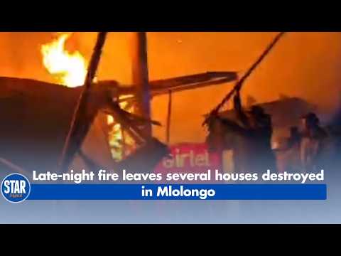 Late-night fire leaves several houses destroyed in Mlolongo