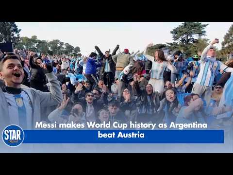Messi Makes World Cup History as Argentina Beat Austria