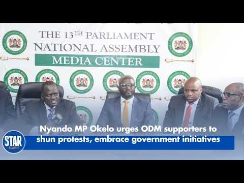 Nyando MP Okelo urges ODM supporters to shun protests, embrace government initiatives