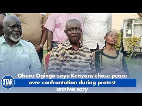 Oburu Oginga says Kenyans chose peace over confrontation during protest anniversary