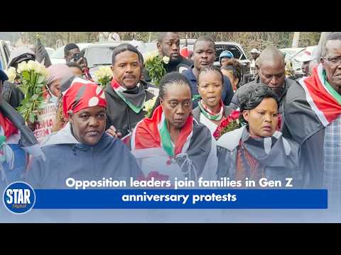 Opposition Leaders Join Families in Gen Z Anniversary Protests