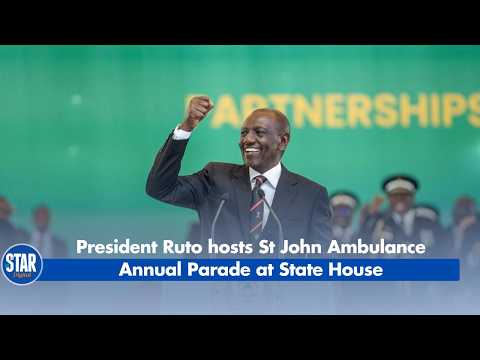President Ruto hosts St John Ambulance Annual Parade at State House