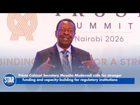 Prime CS Musalia Mudavadi calls for stronger funding & capacity-building for regulatory institutions