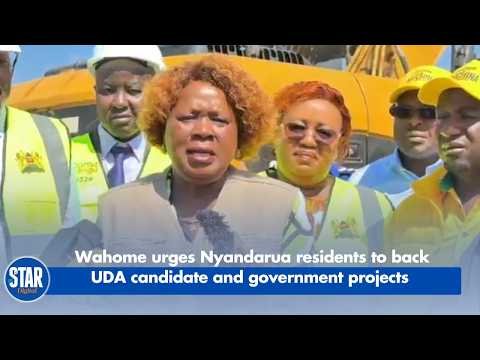 Wahome urges Nyandarua residents to back UDA candidate and government projects