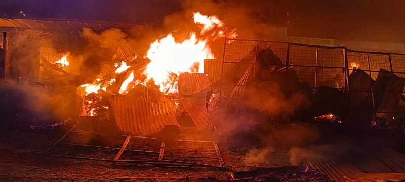 Traders count losses as fire razes Machakos market