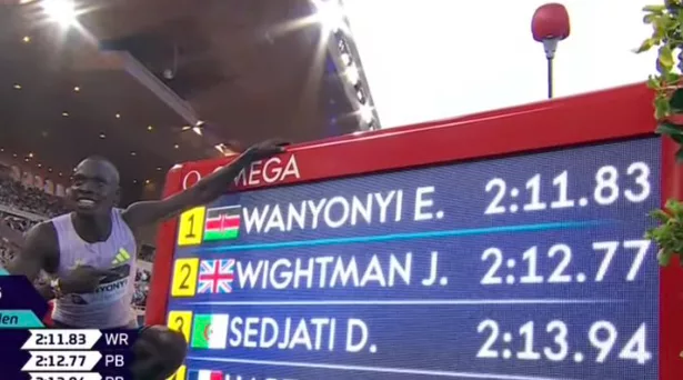 Wanyonyi smashes 27-year-old world record in Monaco