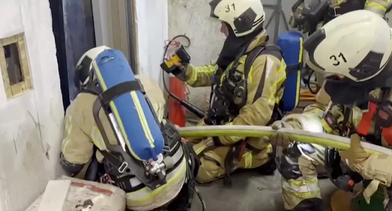 Several found dead in lift shaft after fire in central Brussels building