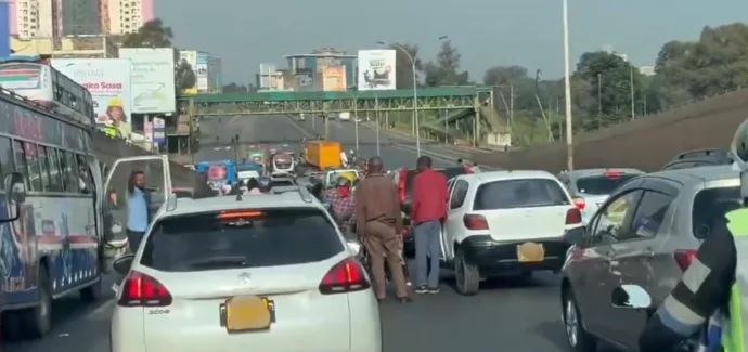 Motorists stranded after Pangani road blockade