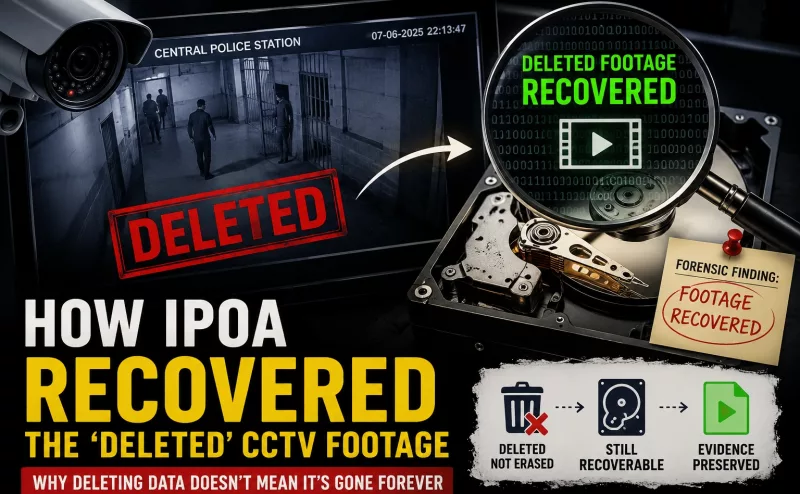 How Investigator Recover Deleted CCTV Recordings