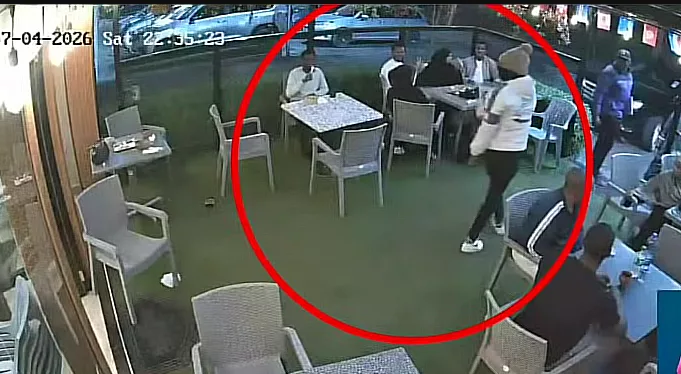 CCTV: Armed Men Rob Customers at Westlands Café in 40 Seconds