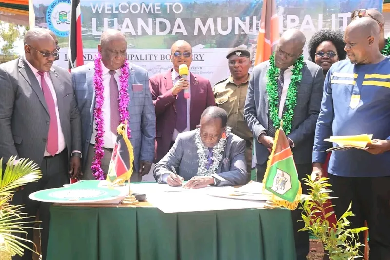 Luanda, Kaimosi elevated to municipality status for better services