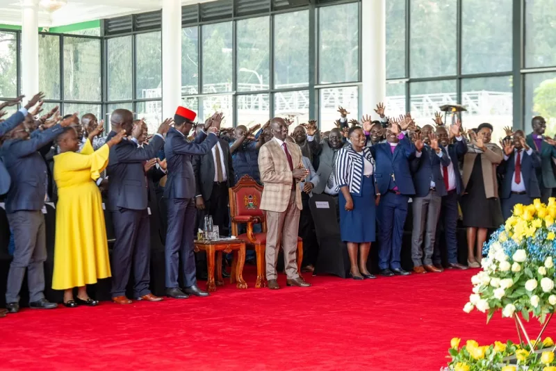 [PHOTOS] Ruto hosts Bungoma delegation at State House