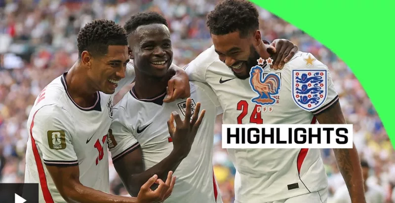 How an incredible England-France match unfolded
