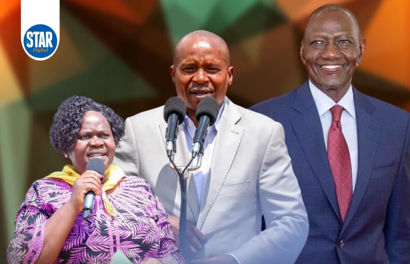 Preferred running mate for President Ruto in the Broad-Based Government