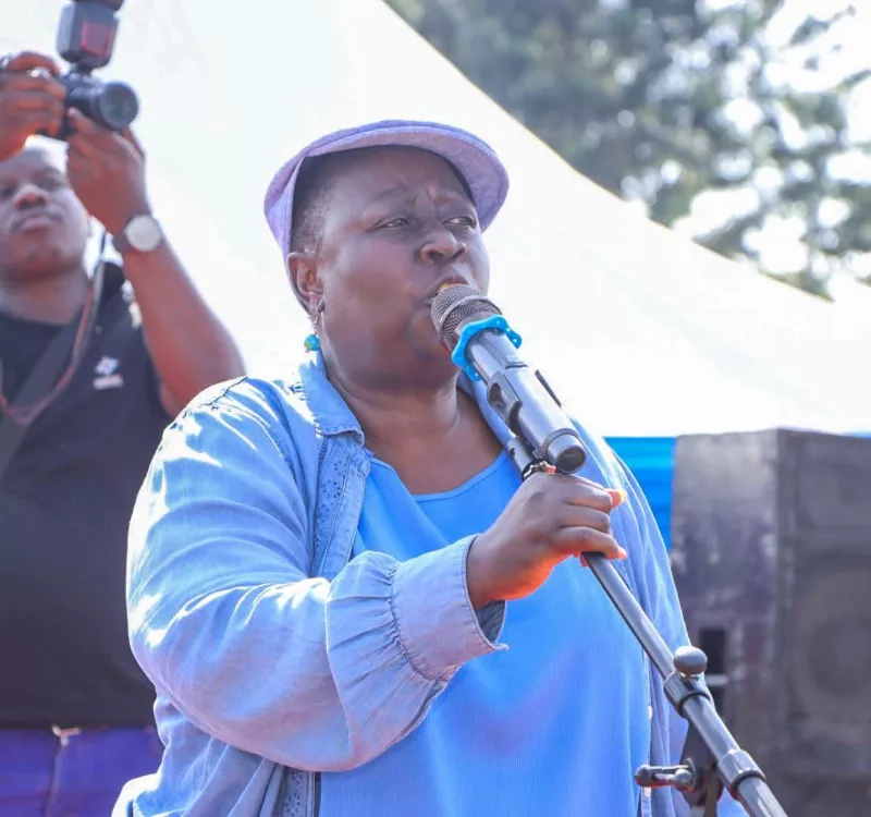 Ruth Odinga distributes fishing boats to women in Kisumu