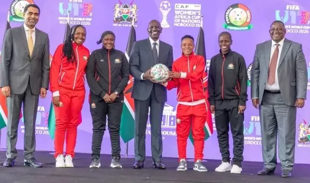 Ruto rallies Harambee Starlets ahead of WAFCON, hails Junior Starlets’ World Cup feat