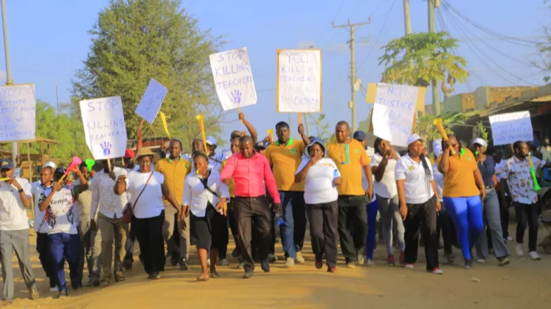 Kitui teachers demand security after two colleagues killed