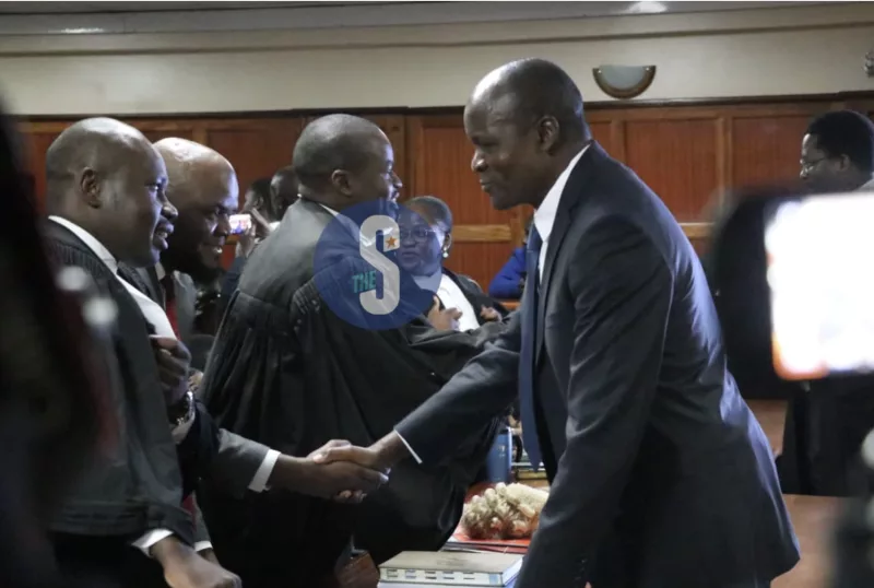 Obado arrives in court for Sharon murder judgment