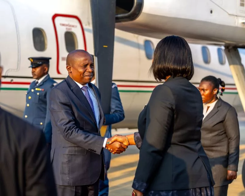 [PHOTOS] Kindiki arrives in Uganda for regional security summit on Somalia