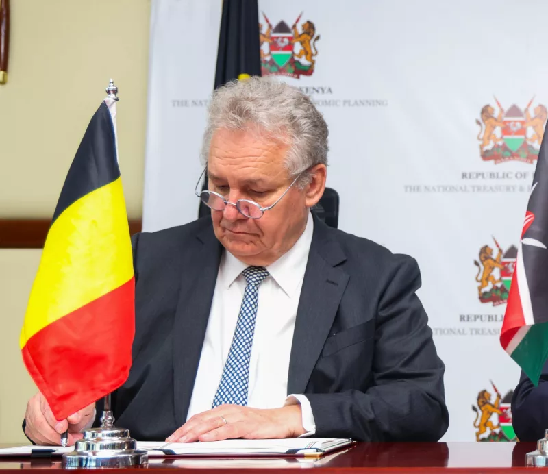 Who is Peter Maddens, the outgoing Belgian ambassador to Kenya?
