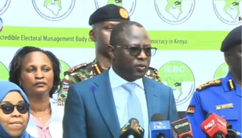 Ol Kalou agents free to photograph form 34A – IEBC