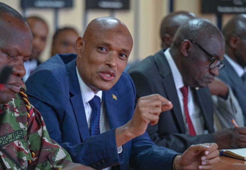 Murkomen receives update on proposed Nairobi Metropolitan Police Unit