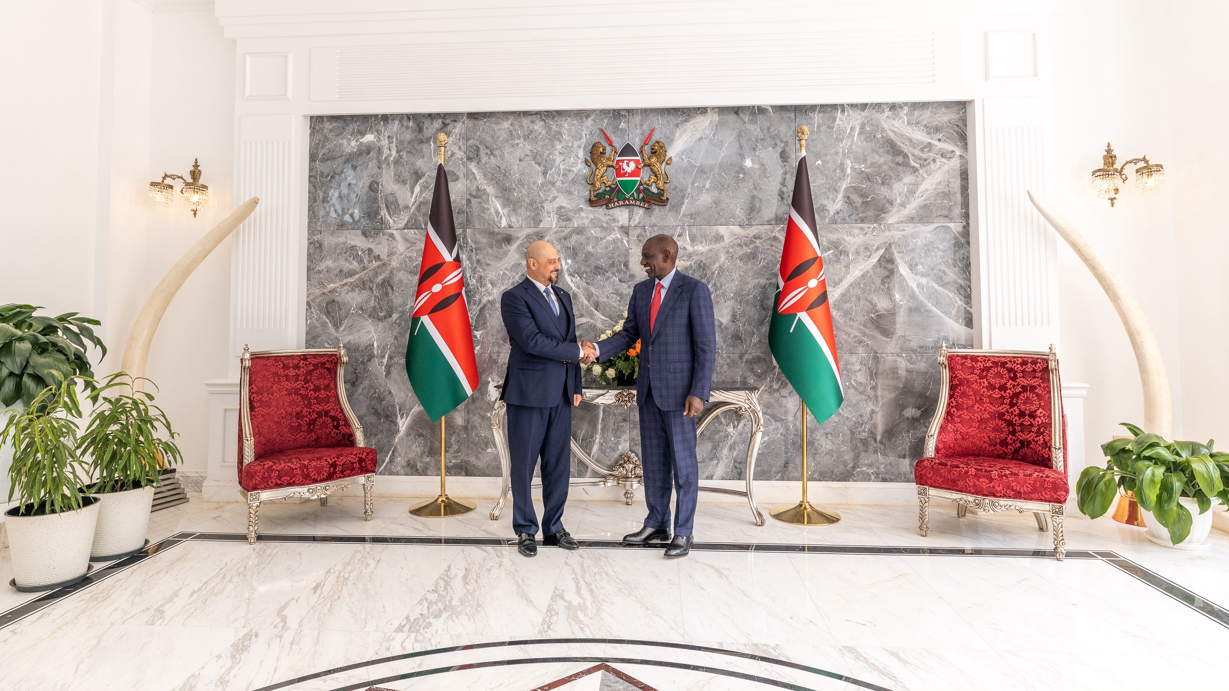 Ruto bids farewell to outgoing Cyprus High Commissioner to Kenya
