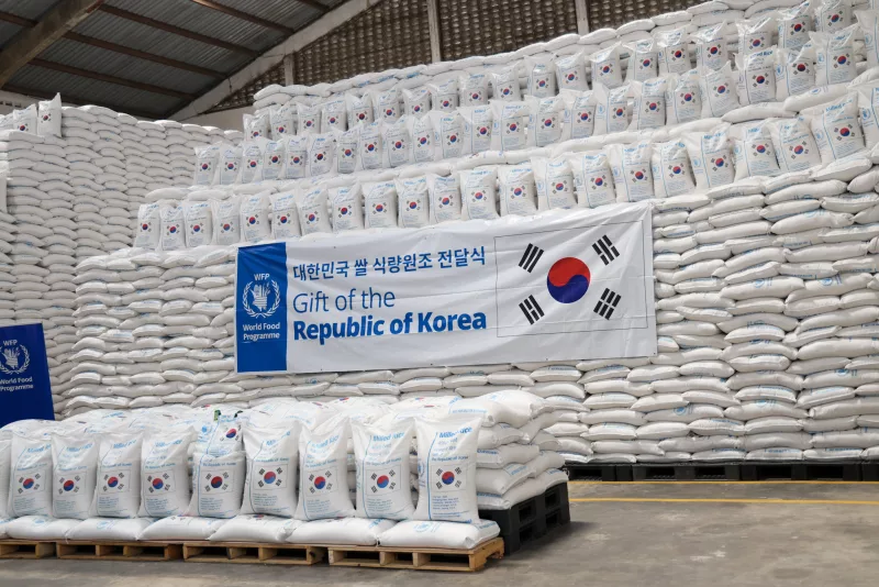 South Korea donates Sh1.23 billion rice to feed refugees in Kenya