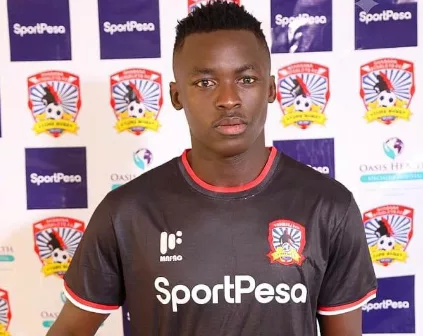New Shabana goalkeeper Bixente Otieno/ANGWENYI GICHANA