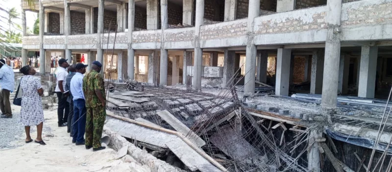 One dead as building collapses in Watamu