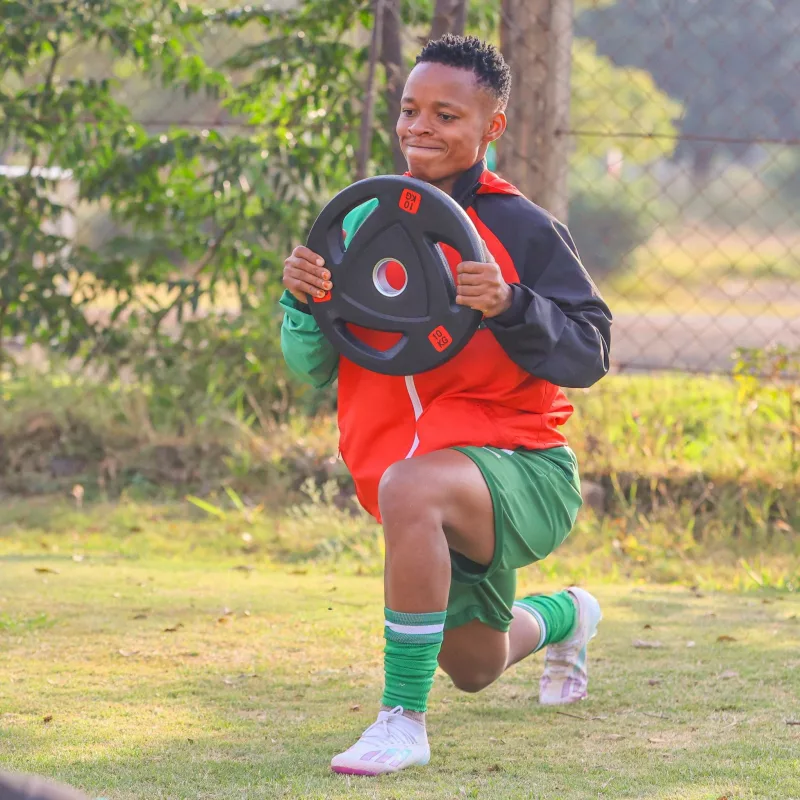 Mwanalima Adam during a training session