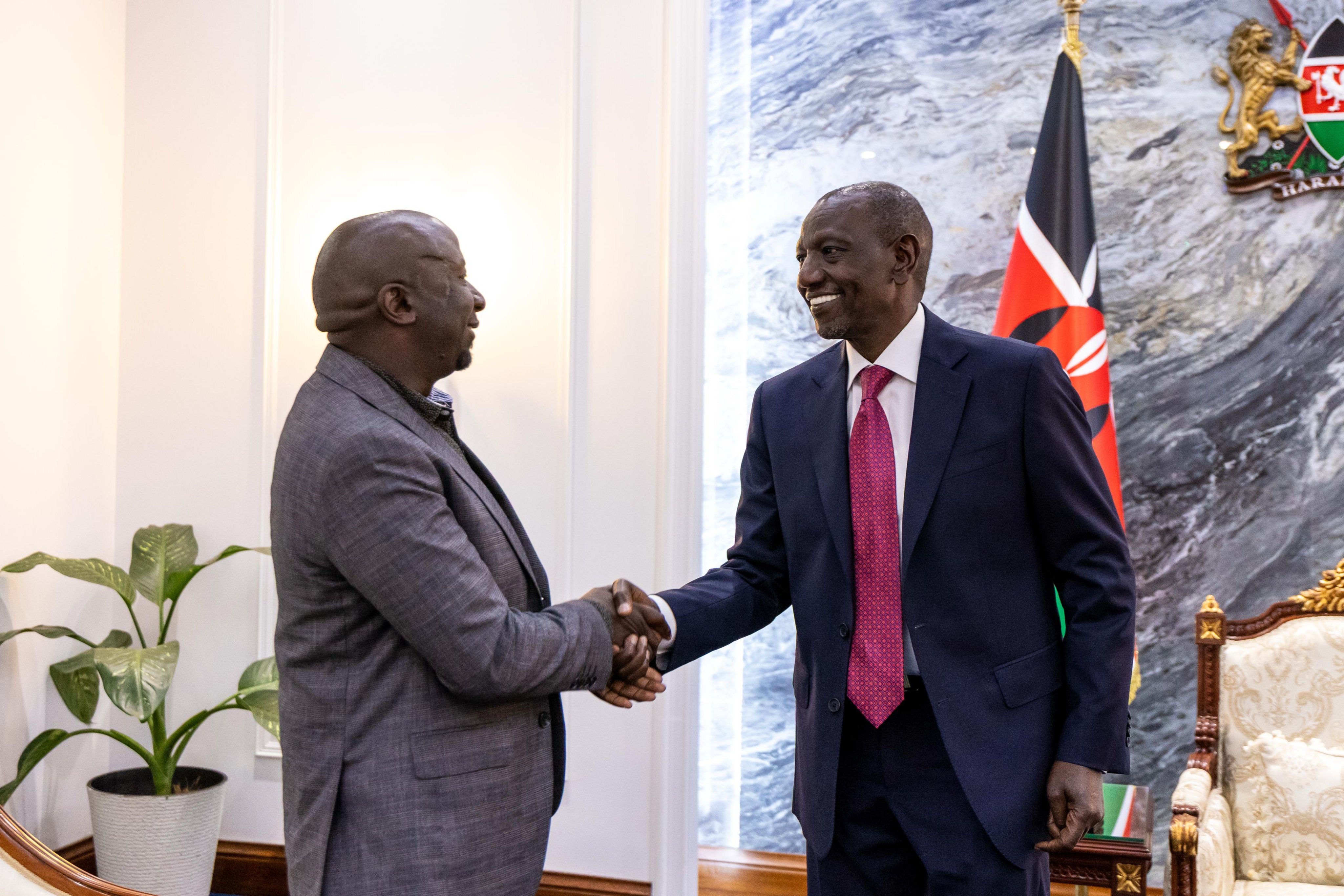 [PHOTOS] Ruto hosts Muchina days after UDA’s Ol Kalou defeat