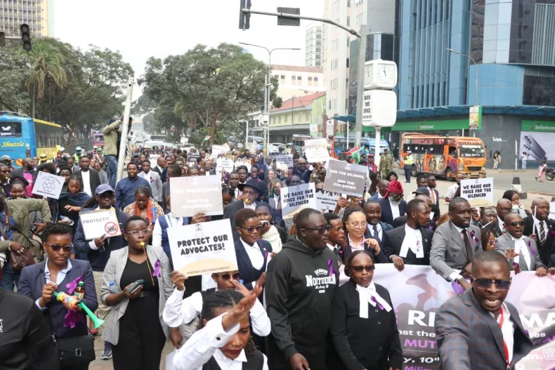 [PHOTOS] LSK stage purple ribbon walk in Nairobi CBD
