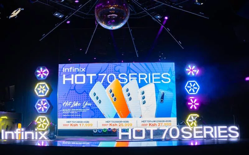 'The Night of HOT' marks arrival of Infinix HOT 70 Series, Kenya's best-value smartphone under 20K