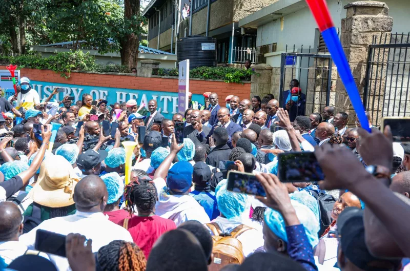 (Page 11 story 2) Health workers strike set for Monday after talks fail