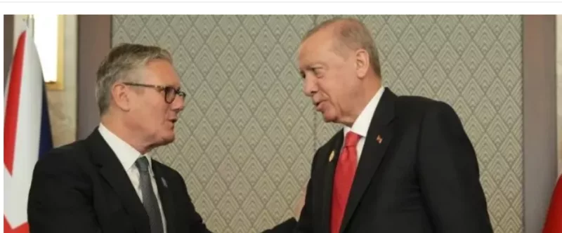 Starmer gifted gun and ammunition by Turkish president at Nato