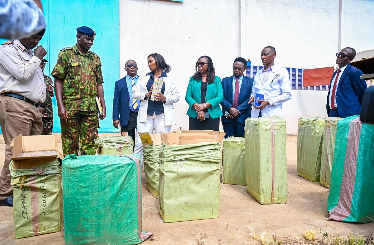17,640 cigarette packs found hidden under hides in Thika raid