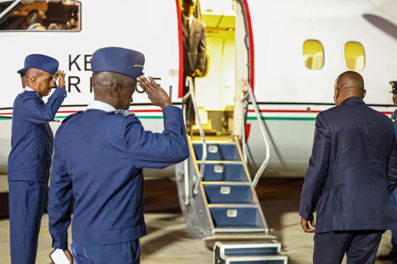 [PHOTOS] Kindiki leaves for Uganda to attend AUSSOM summit