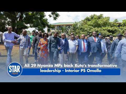 All 29 Nyanza MPs back Ruto's transformative leadership - Interior PS Omollo
