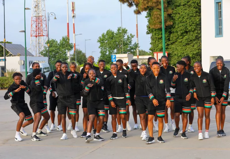 Harambee starlets arrive in Morocco for 2026 Wafcon