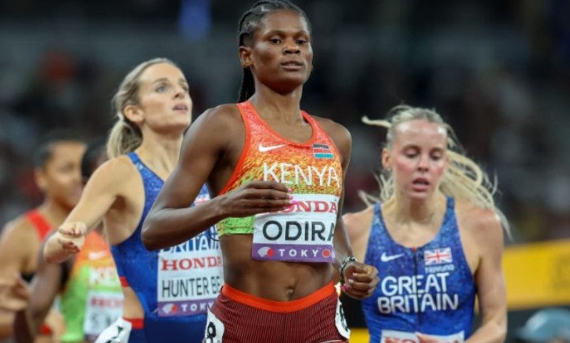 Lilian Odira ahead of the Prefontaine Classic 800m