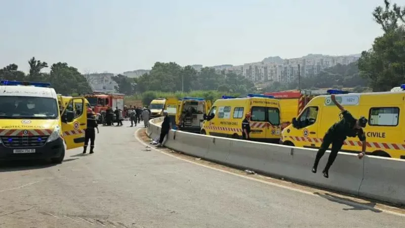 At least 25 people killed in Algeria bus crash