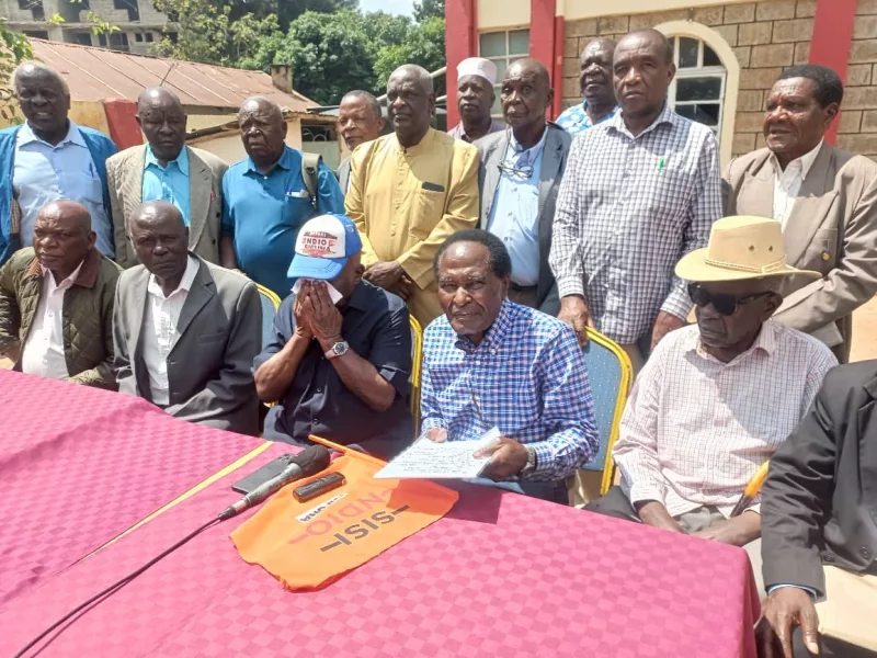 Elders in Vihiga dump ODM, endorse Sifuna for top post