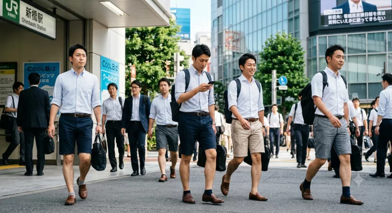 Tokyo urges men to wear shorts to work