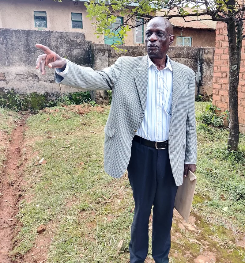 Charles Khamala who petitioned the court after being denied a cess to information by the county government of Kakamega at his home on Monday/IMAGE/HILTON OTENYO