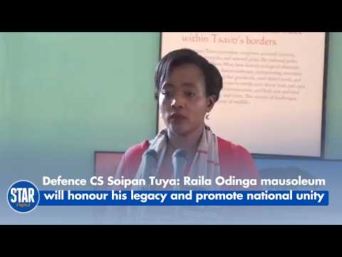 Defence CS Soipan Tuya: Raila Odinga mausoleum will honour his legacy and promote national unity