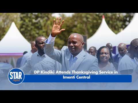 DP Kindiki attends thanksgiving service in Imenti Central